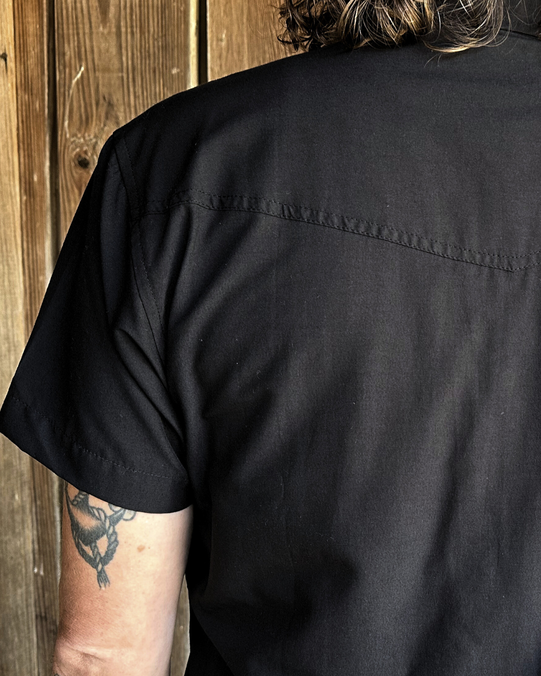 Western Field Shirt Short Sleeve - Cannon Black