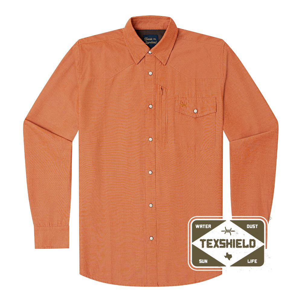 Western Field Shirt - Burnt Orange