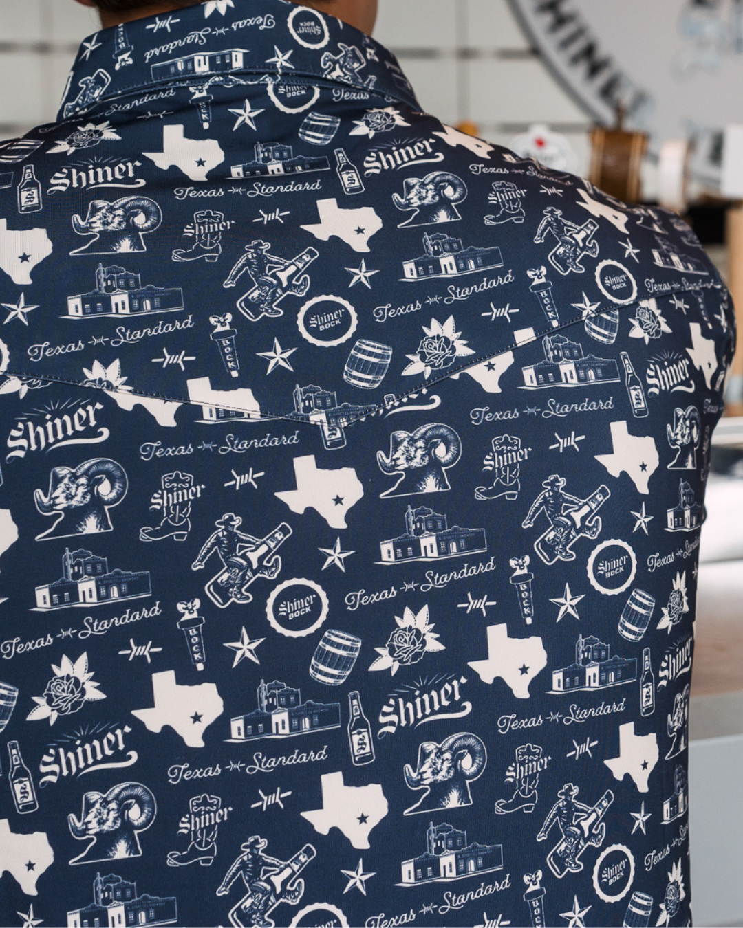 Western Traditions Polo - Shiner Navy