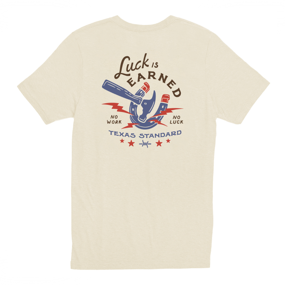 Heritage Printed Tee - No Work No Luck
