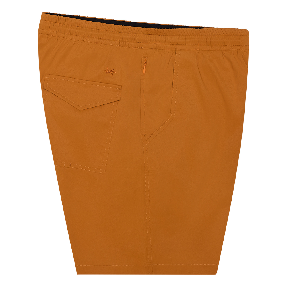 Waterloo Swim Shorts - 7.5 in Inseam - Burnt Orange