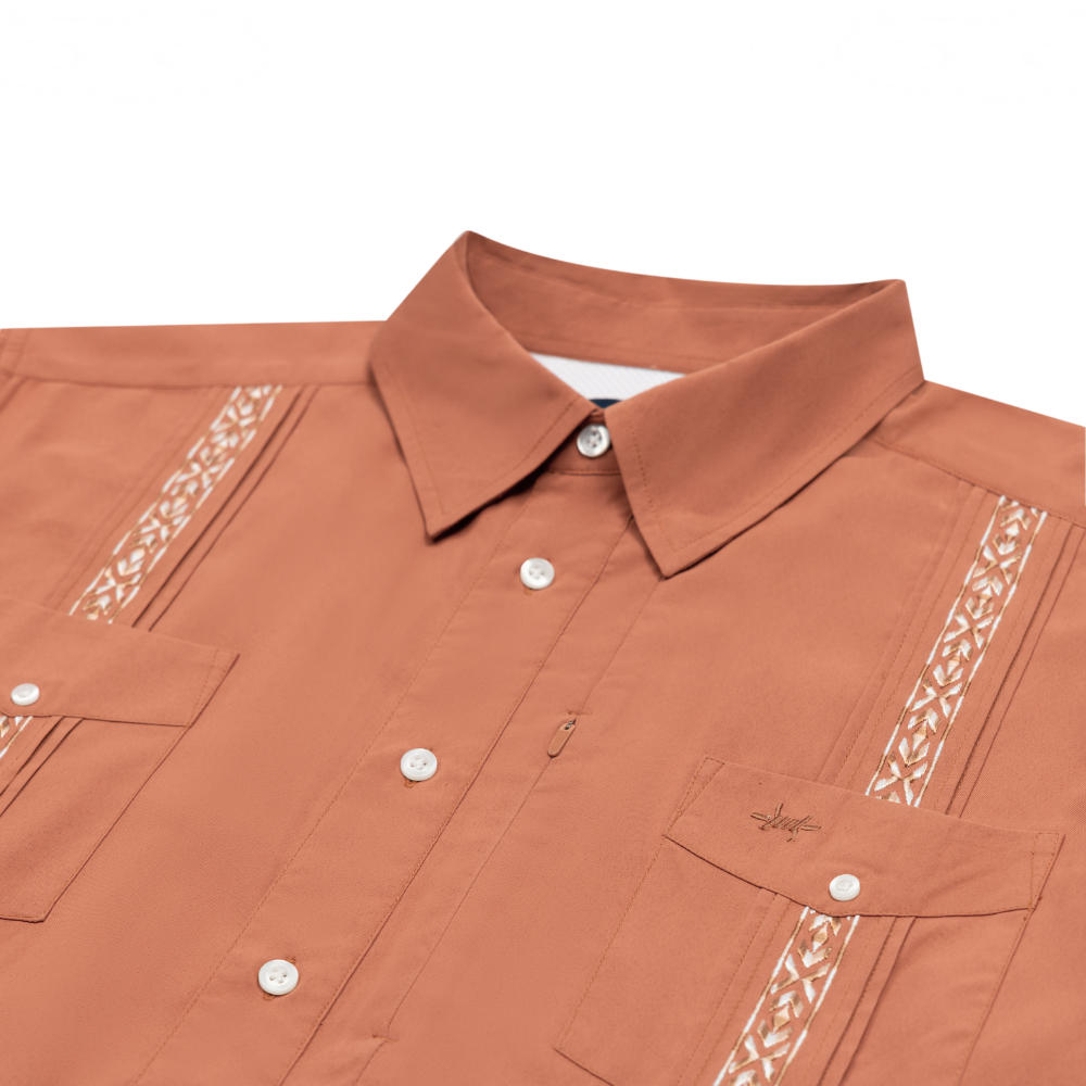 Guayabera Libre - Cobre Cuero