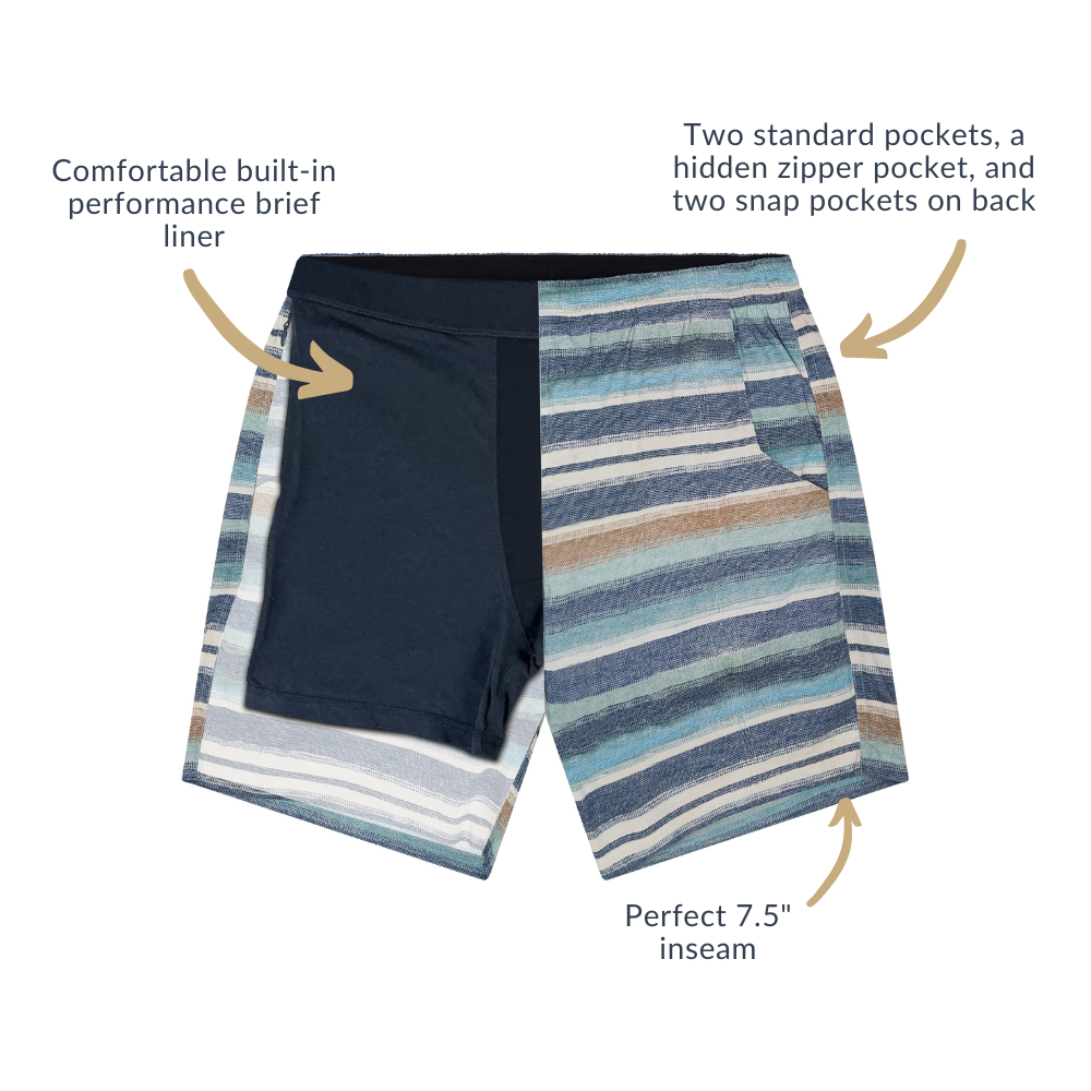 Waterloo Swim Shorts - Pecos