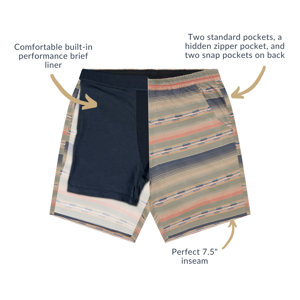Waterloo Swim Shorts - Tejas