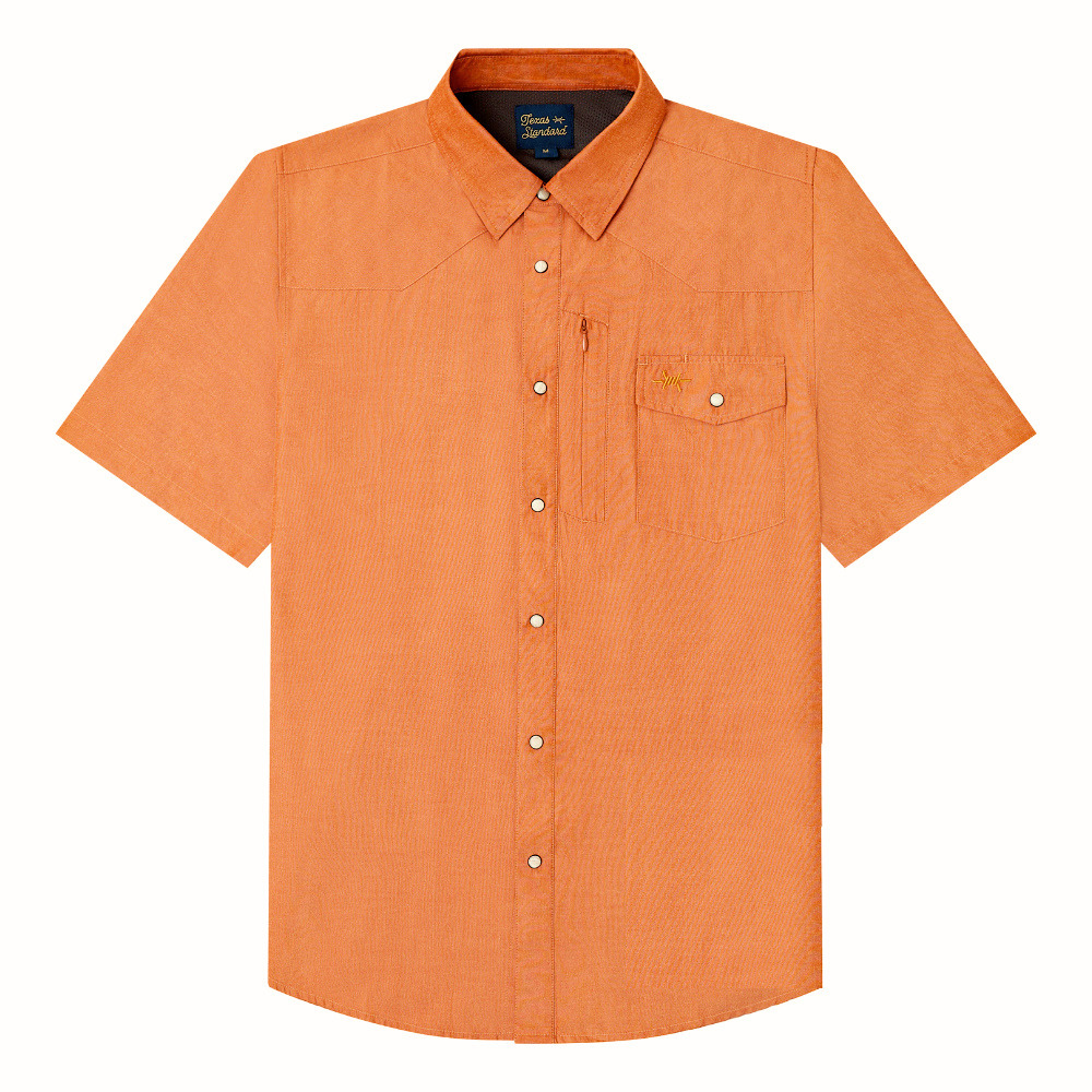 Western Field Shirt Short Sleeve - Burnt Orange