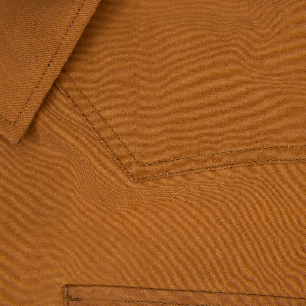 Waxed Canvas Field Jacket - Lowlands Tan