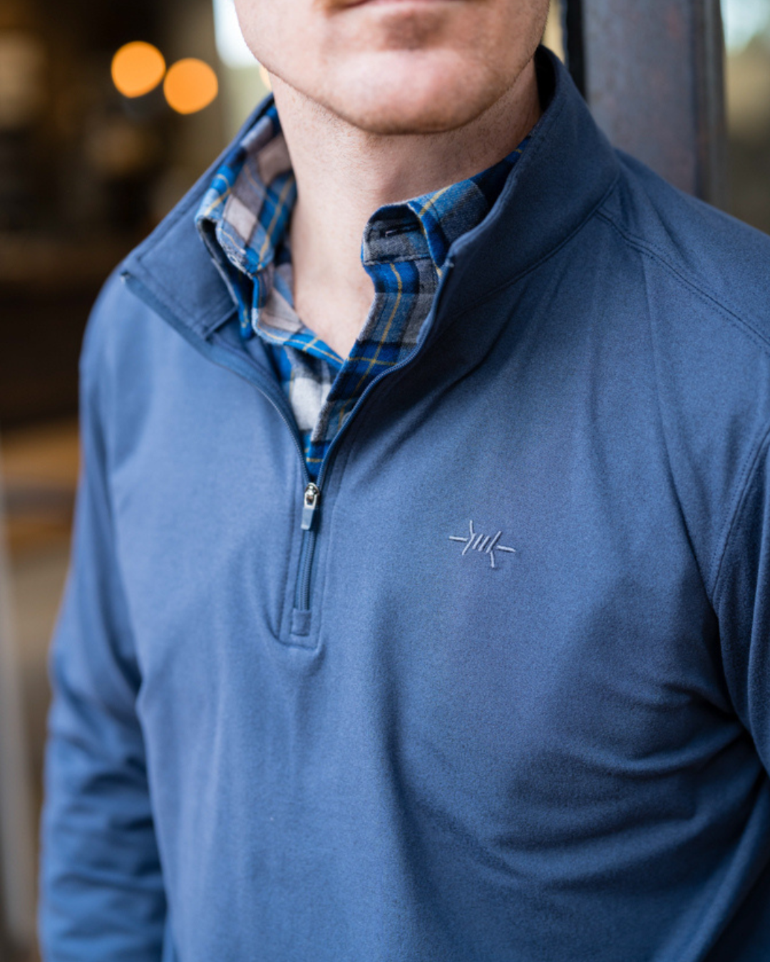 Performance Hybrid Quarter Zip - Republic Navy