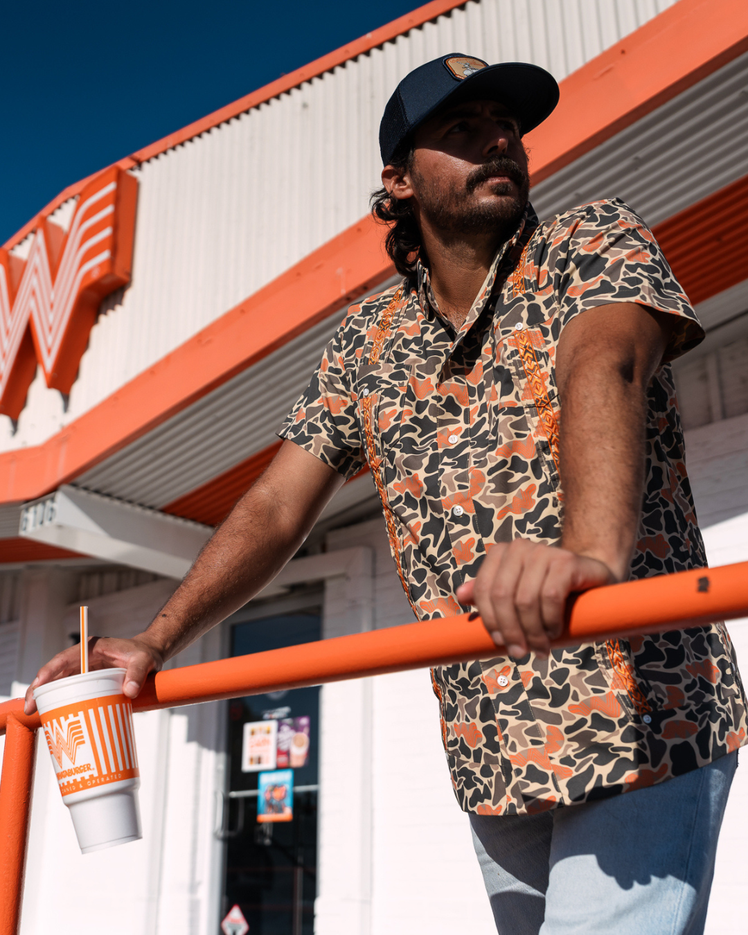 Guayabera Libre - Whataburger Camo