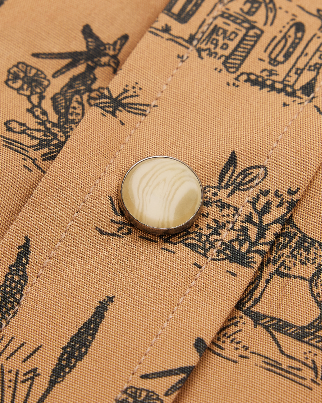 Signature Pearl Snap - West Texas Toile