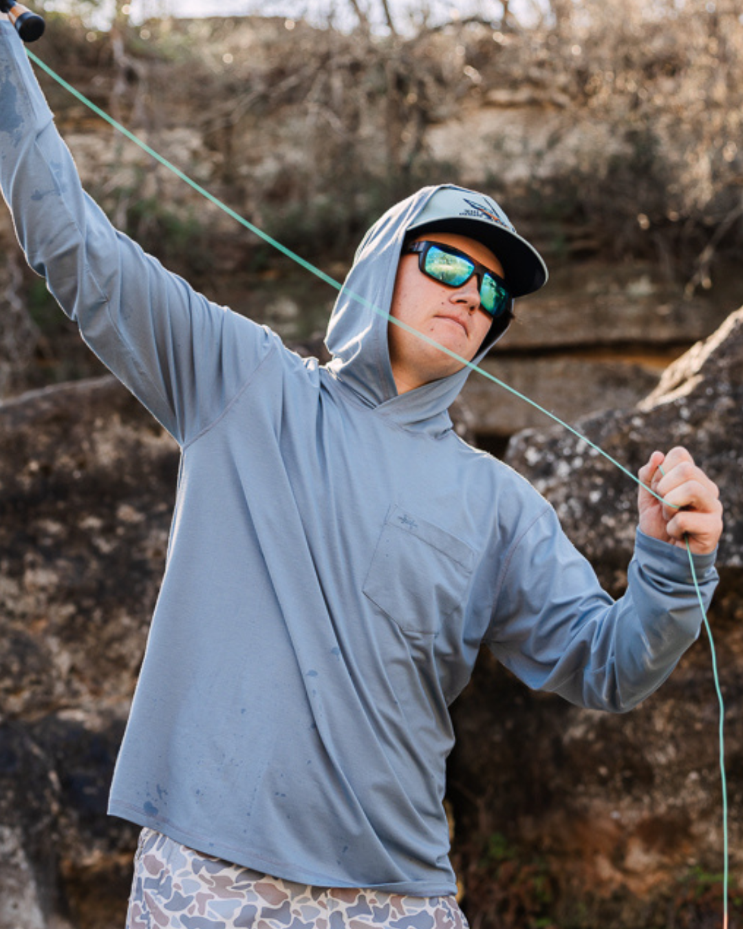 Brazos Hoodie - Bayou Blue