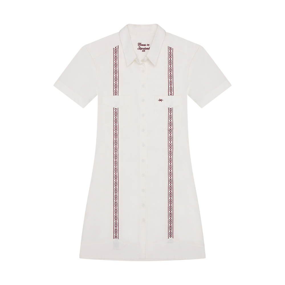 Tejas Guayabera Dress - Kyle