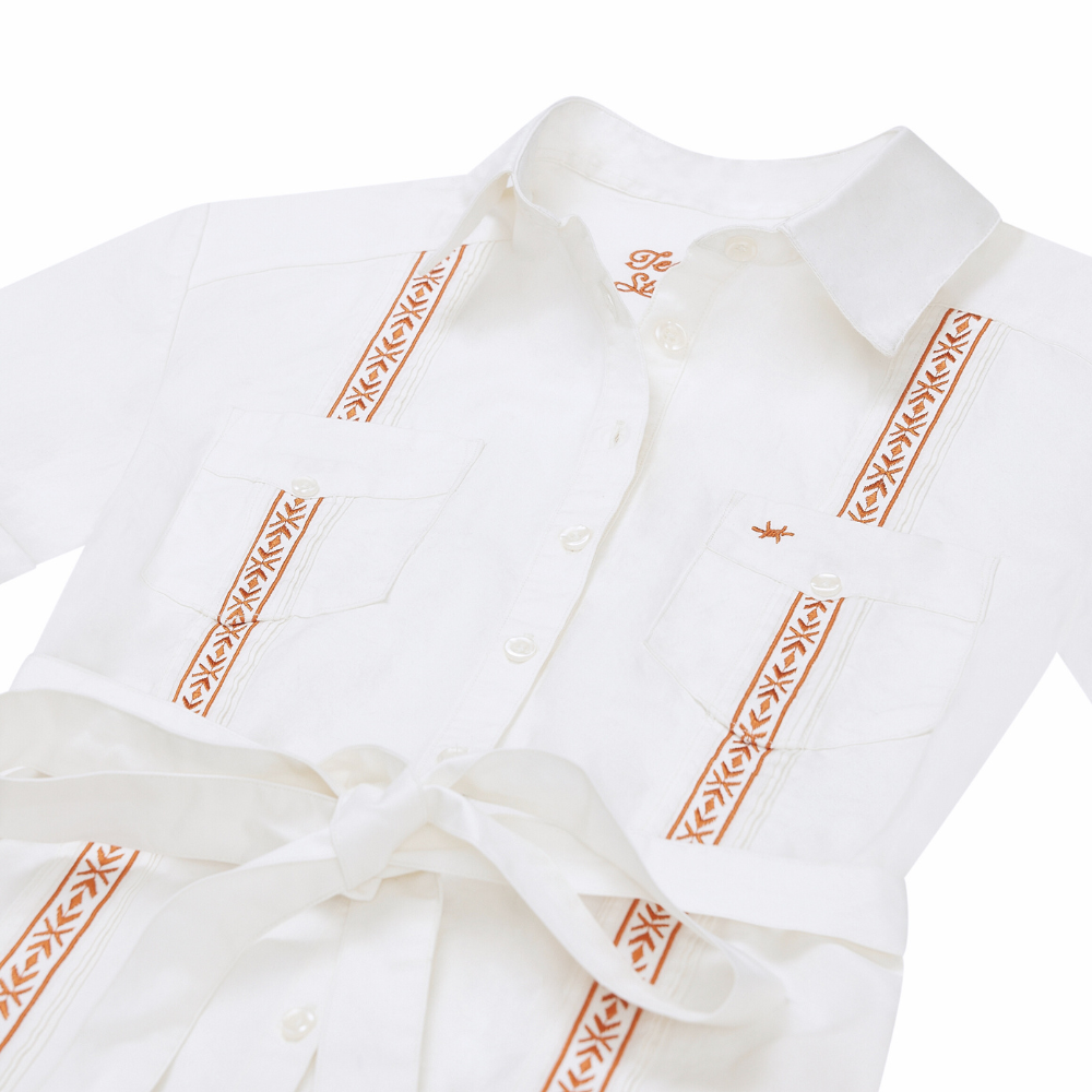 Tejas Guayabera Dress - Gabriel