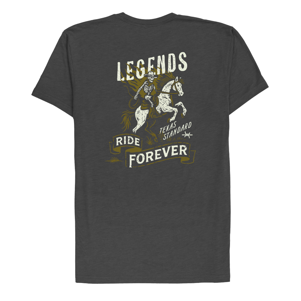 Heritage Printed Tee - Legends Ride Forever