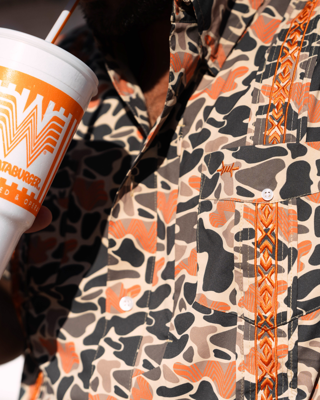 Guayabera Libre - Whataburger Camo