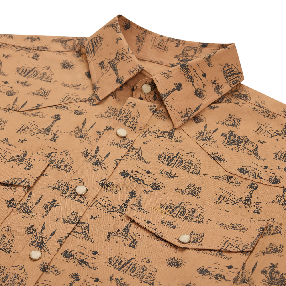 Signature Pearl Snap - West Texas Toile