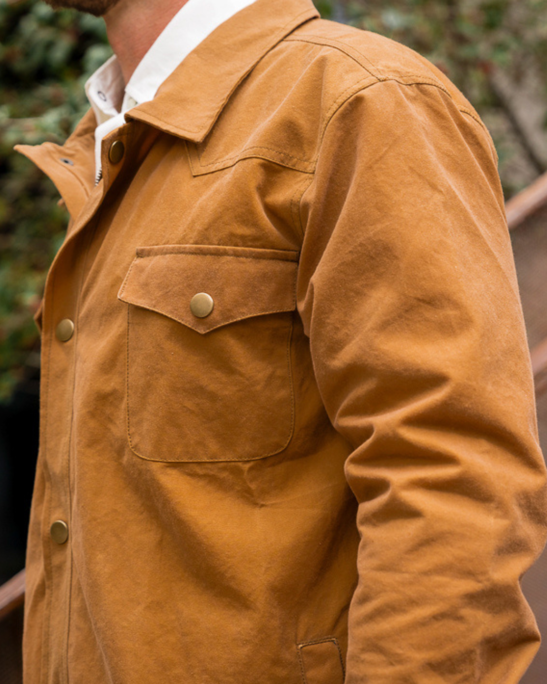 Waxed Canvas Field Jacket - Lowlands Tan