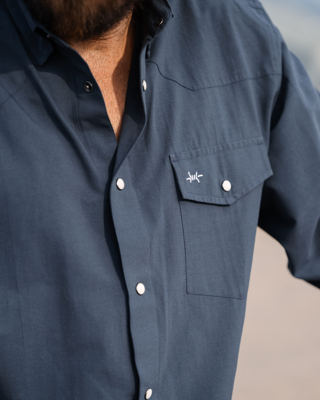 Western Field Shirt - Navy