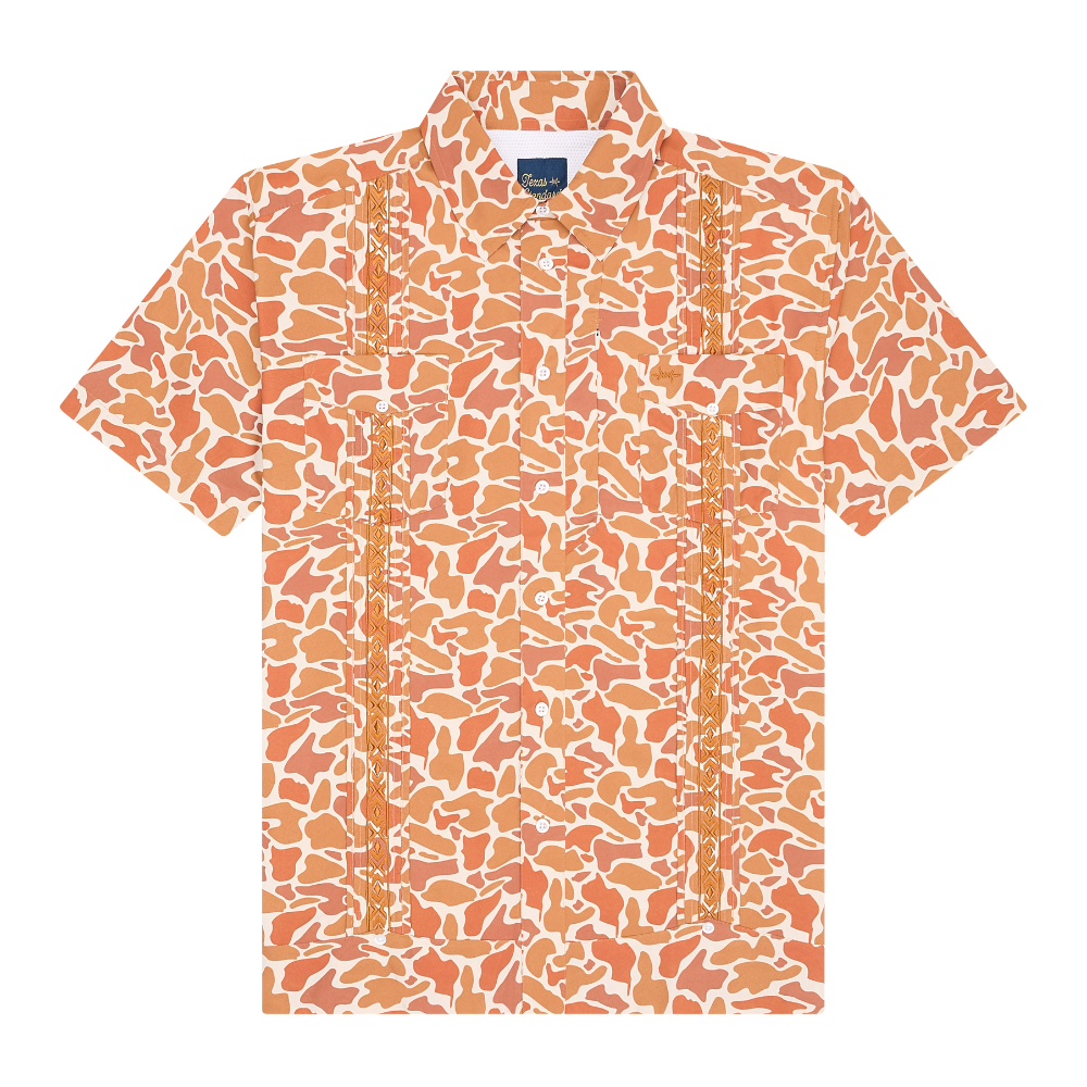 Guayabera Libre - Burnt Orange Camo – Texas Standard