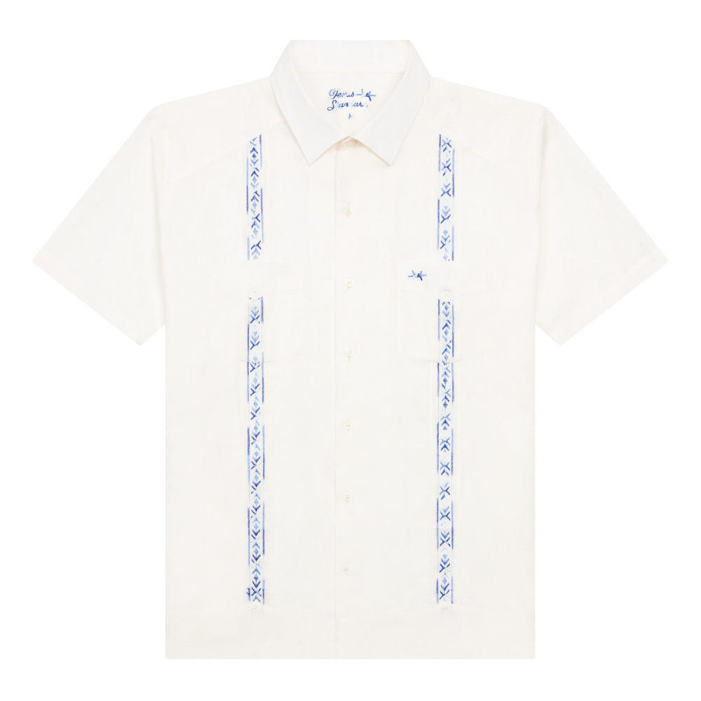 Tejas Guayabera - Ivory Cielo
