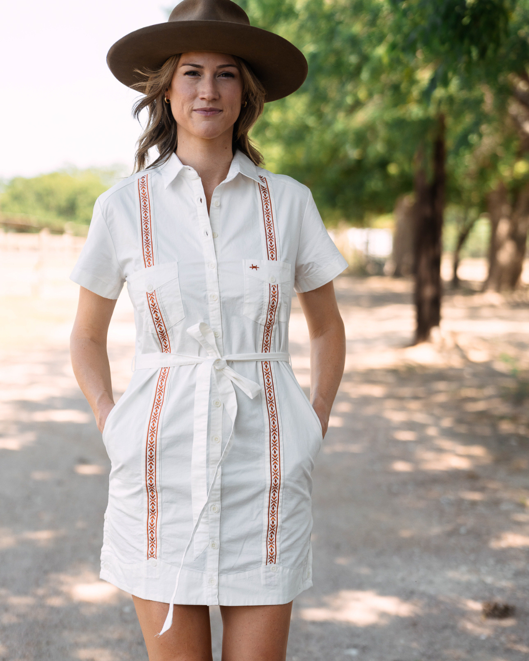 Tejas Guayabera Dress - Gabriel