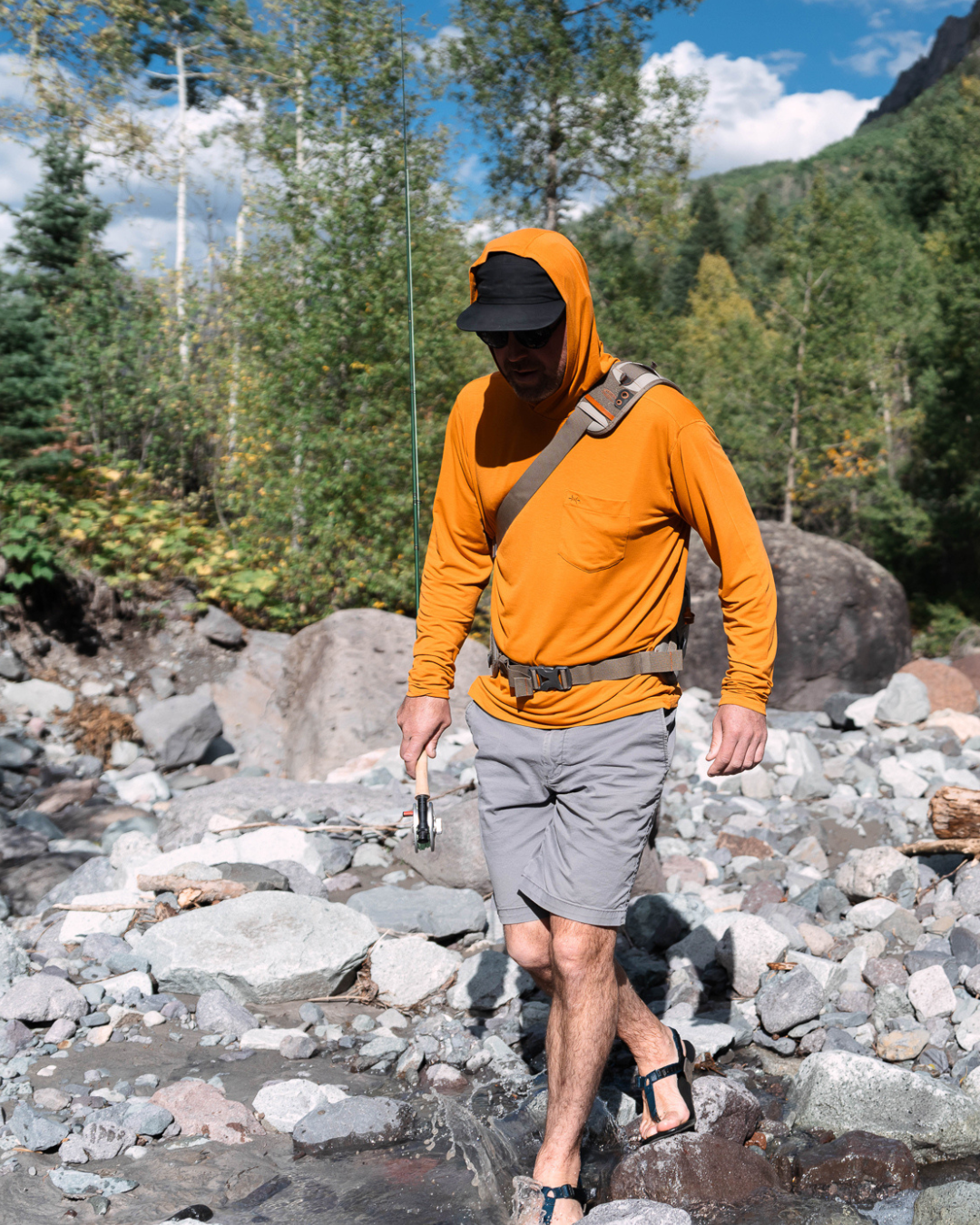 Brazos Hoodie - Burnt Orange