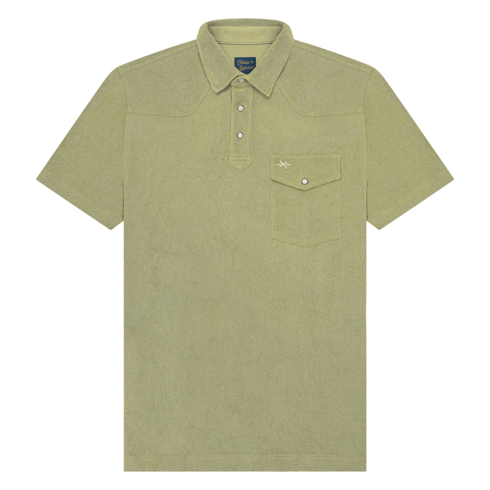 Terlingua Terry Cloth Polo - Agave