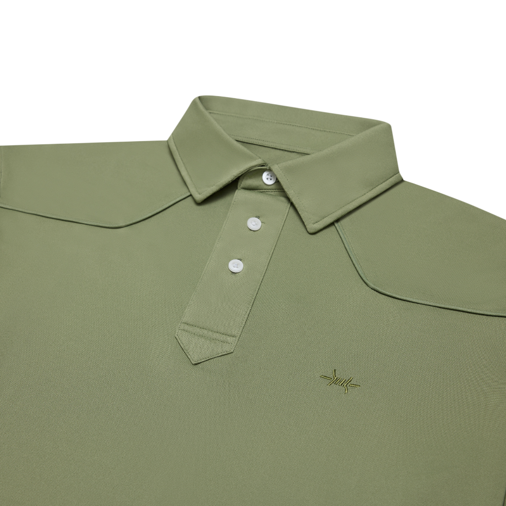 Lariat Western Polo - Sage