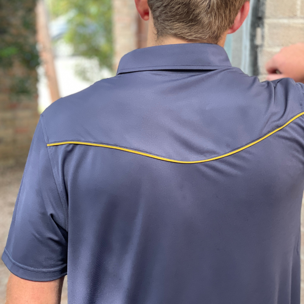 Lariat Western Polo - Republic Navy