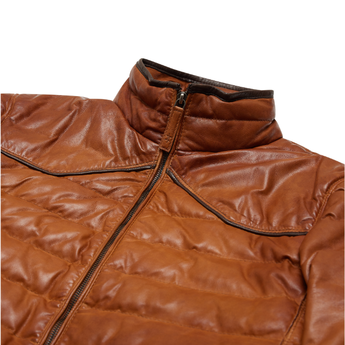 Maverick Leather Jacket - Cognac