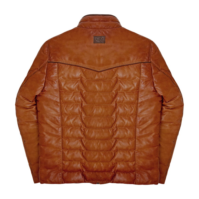 Maverick Leather Jacket - Cognac