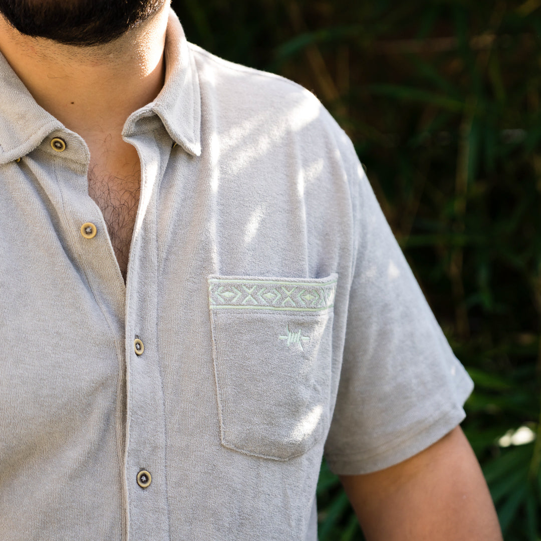 Terlingua Terry Cloth Shirt - Mockingbird Gray