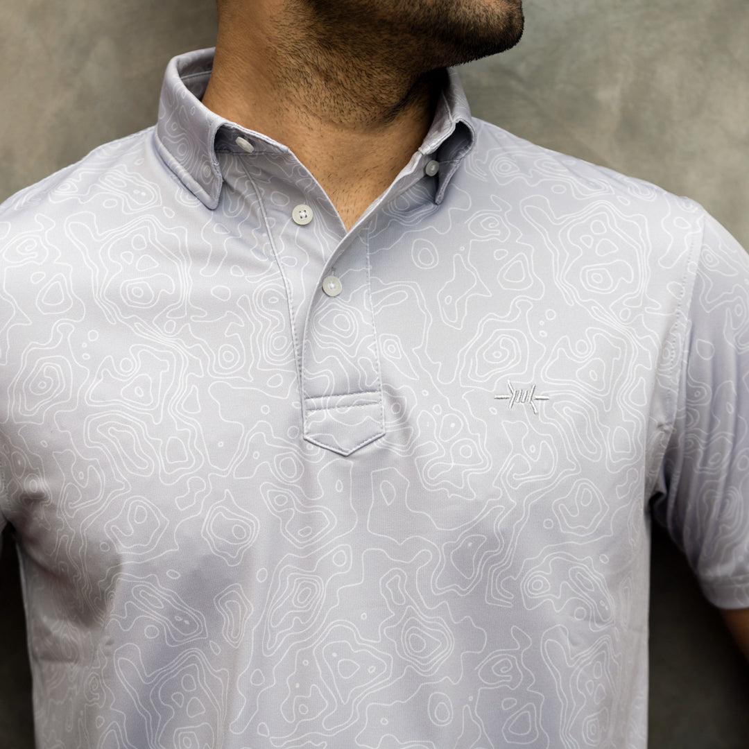 Traditions Polo - Big Bend Topo Mockingbird Gray