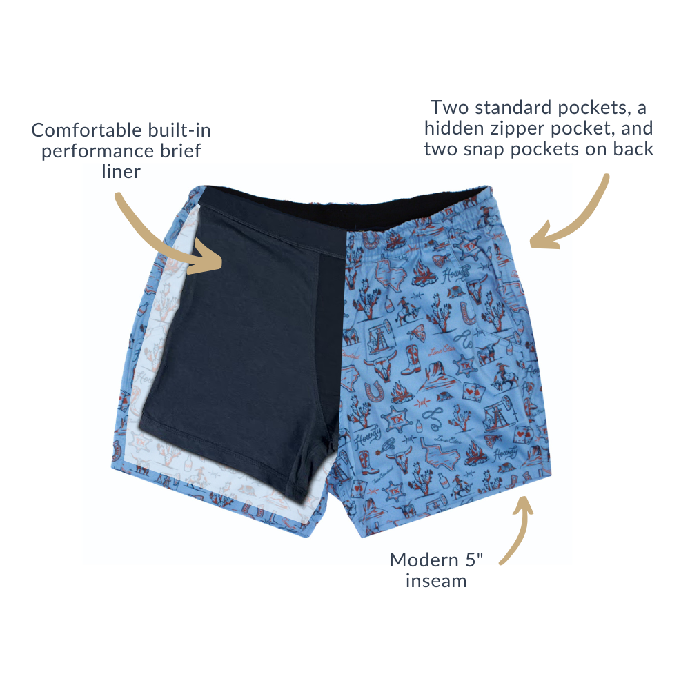 Waterloo Swim Shorts - 5 in Inseam - Outlaw