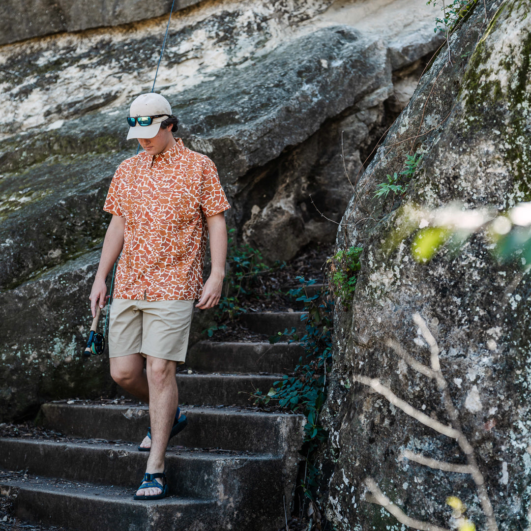 Guayabera Libre - Burnt Orange Camo