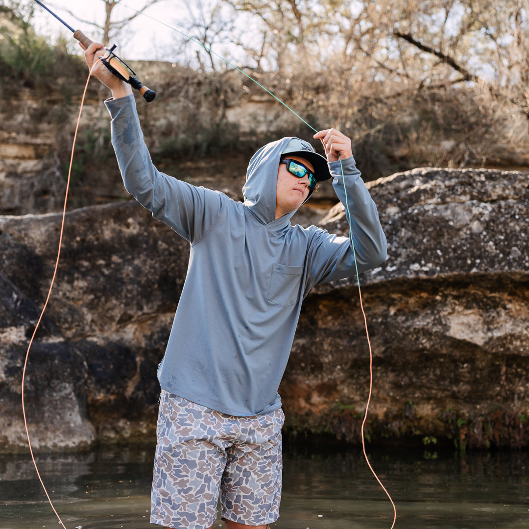 Brazos Hoodie - Bayou Blue