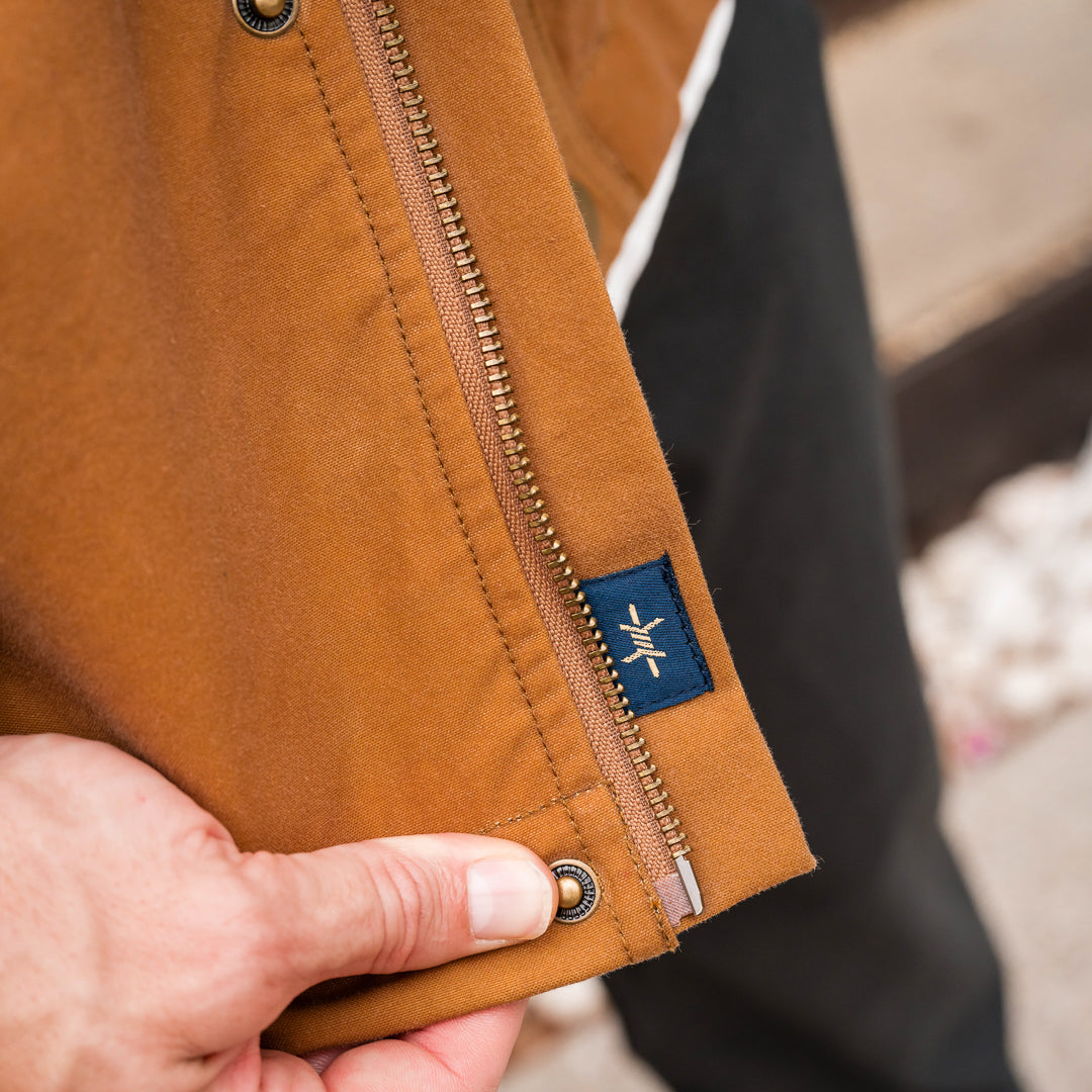 Waxed Canvas Field Jacket - Lowlands Tan