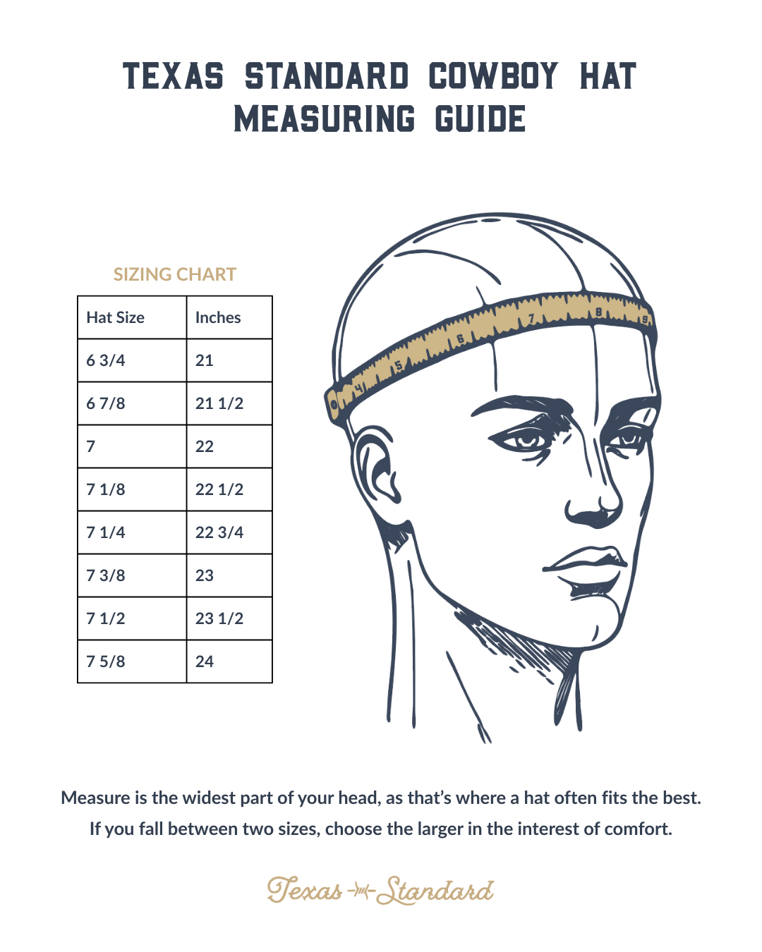 Texas Standard Cowboy Hat - Pecan Brown