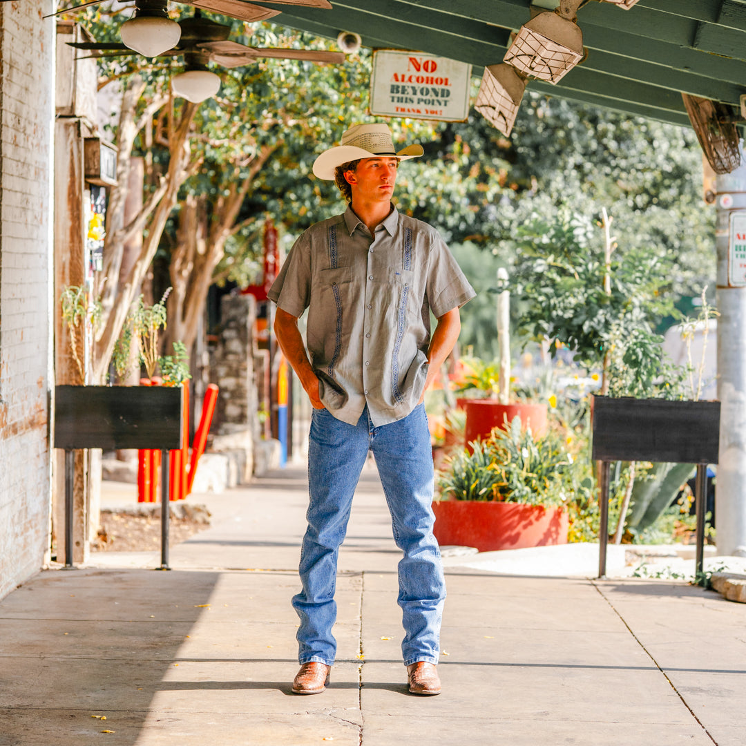 Tejas Guayabera - Piedra Azul