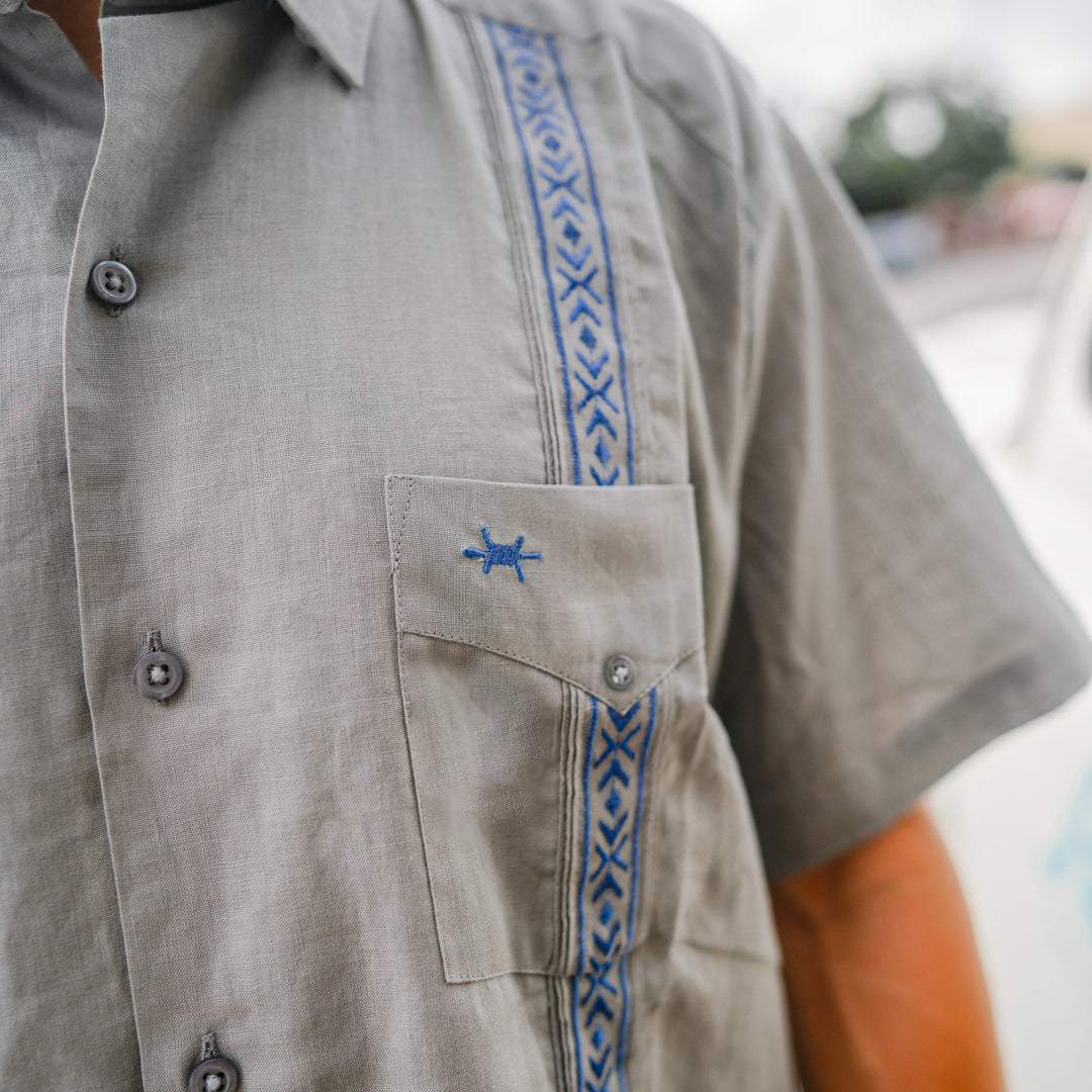 Tejas Guayabera - Piedra Azul