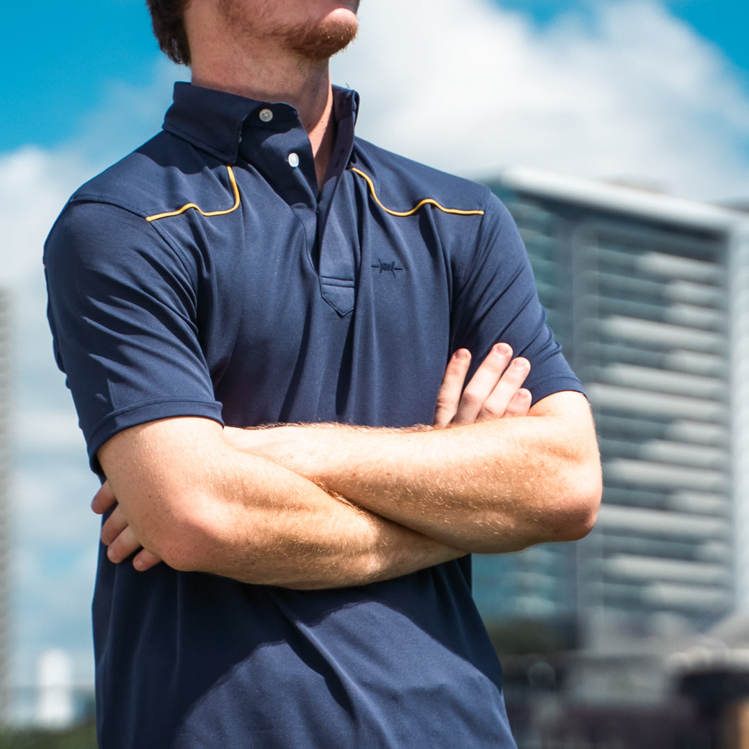 Lariat Western Polo - Republic Navy