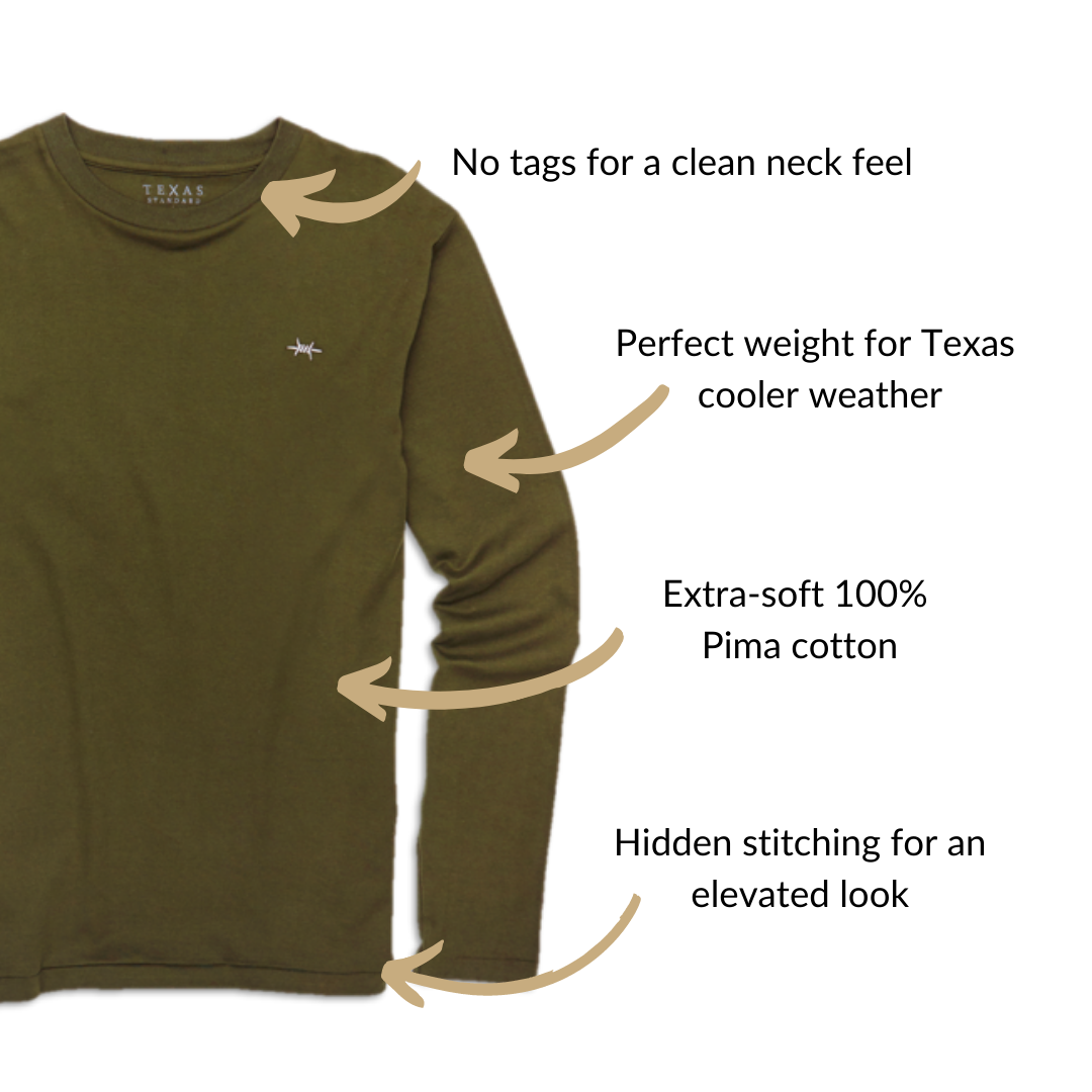 Standard Long-Sleeve Tee - Chiltepin