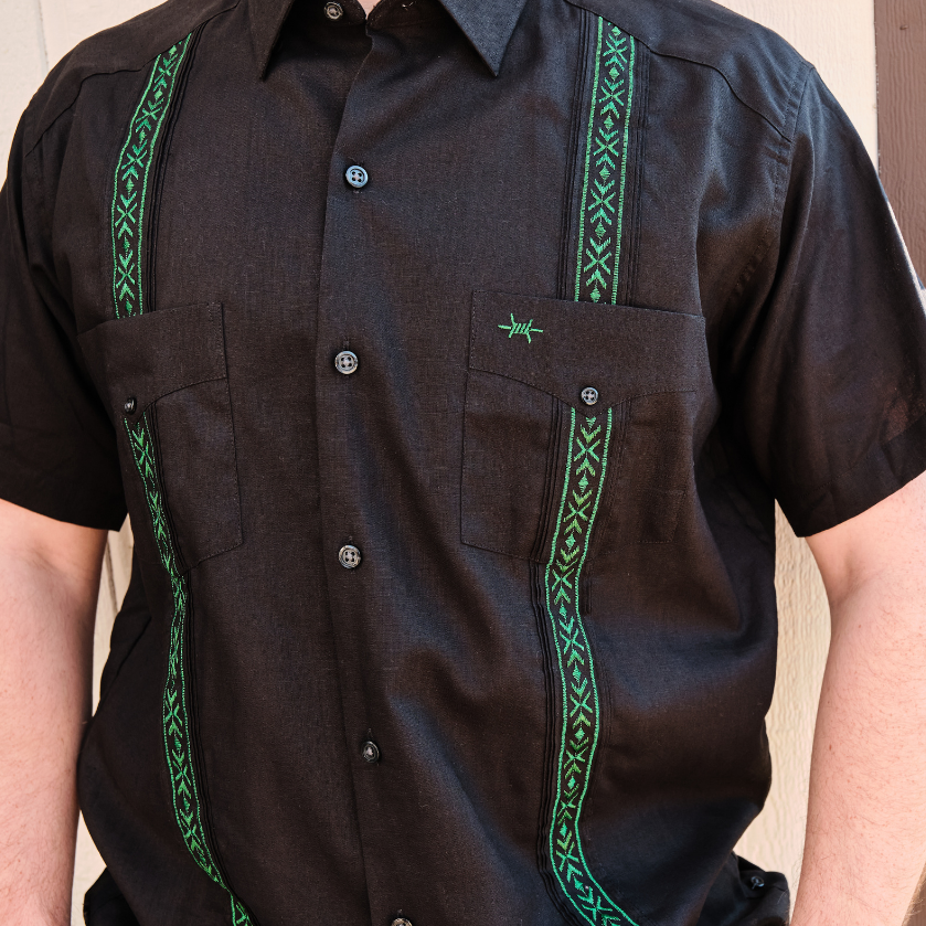 Tejas Guayabera - Diablo Verde