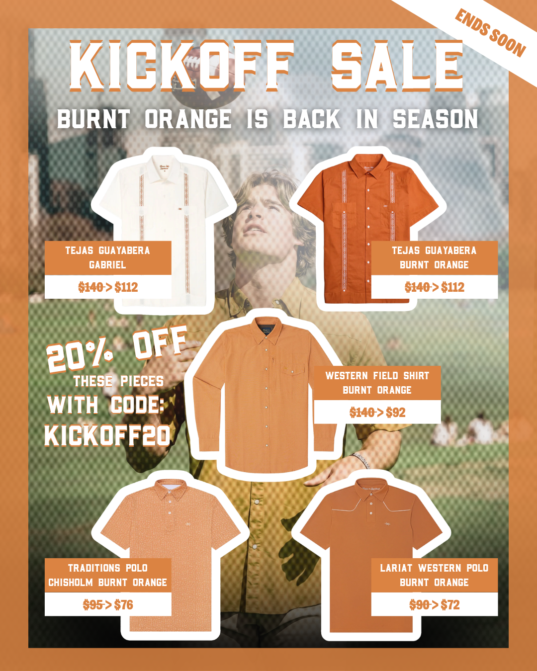 Burnt Orange Kickoff