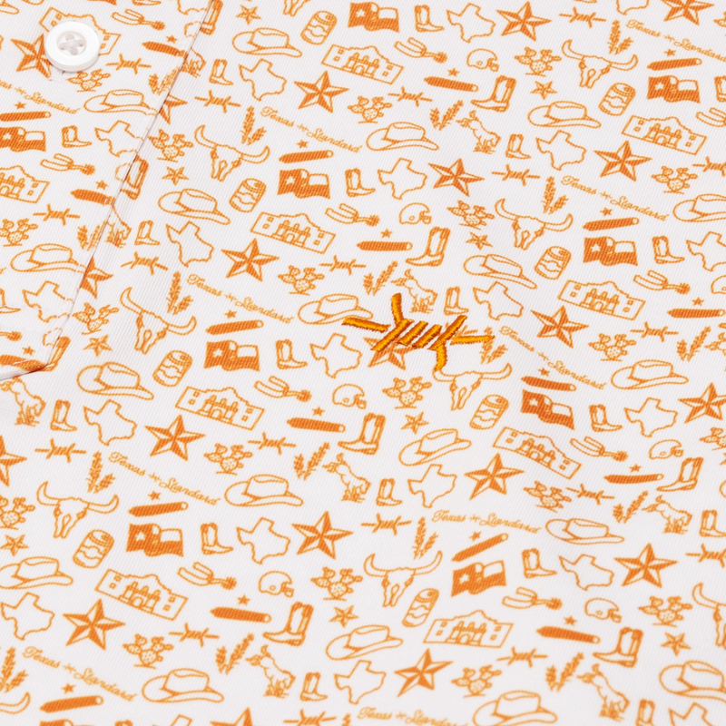 Texas Traditions Polo - Burnt Orange