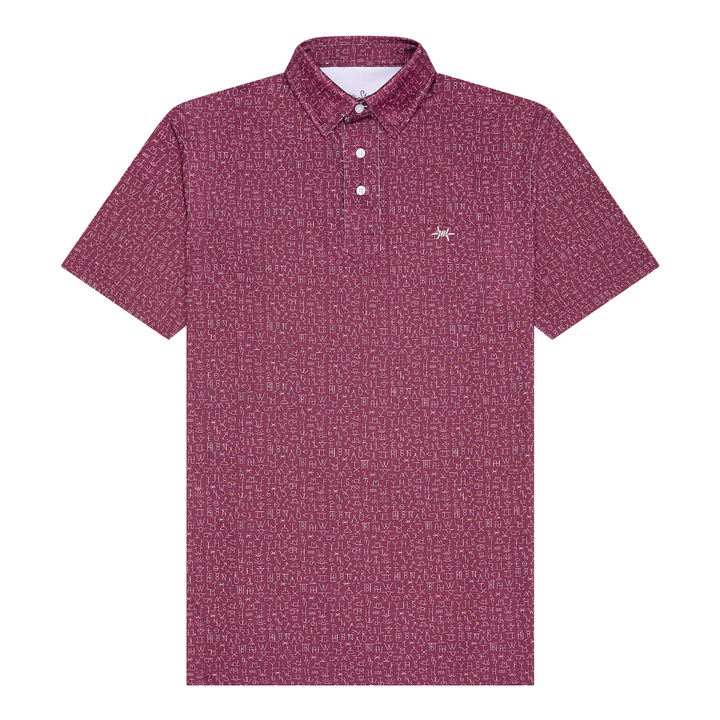 Chisholm Traditions Polo - Maroon