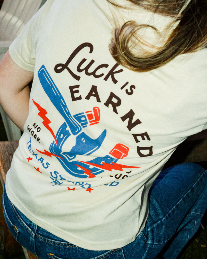 Women's Crop Tee - No Work No Luck