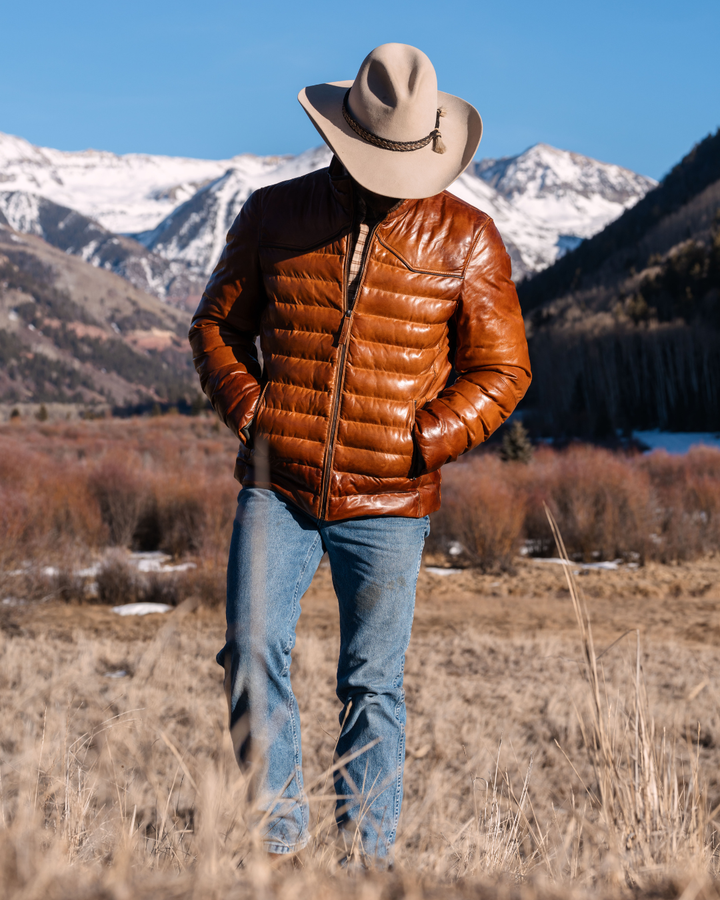 Maverick Leather Jacket - Cognac