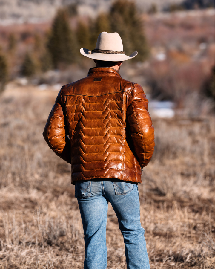 Maverick Leather Jacket - Cognac