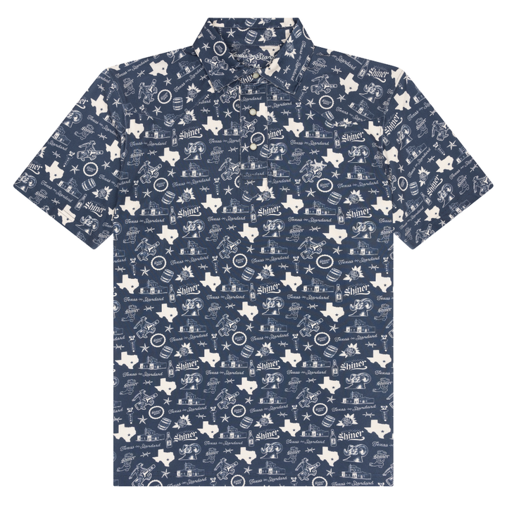 Western Traditions Polo - Shiner Navy