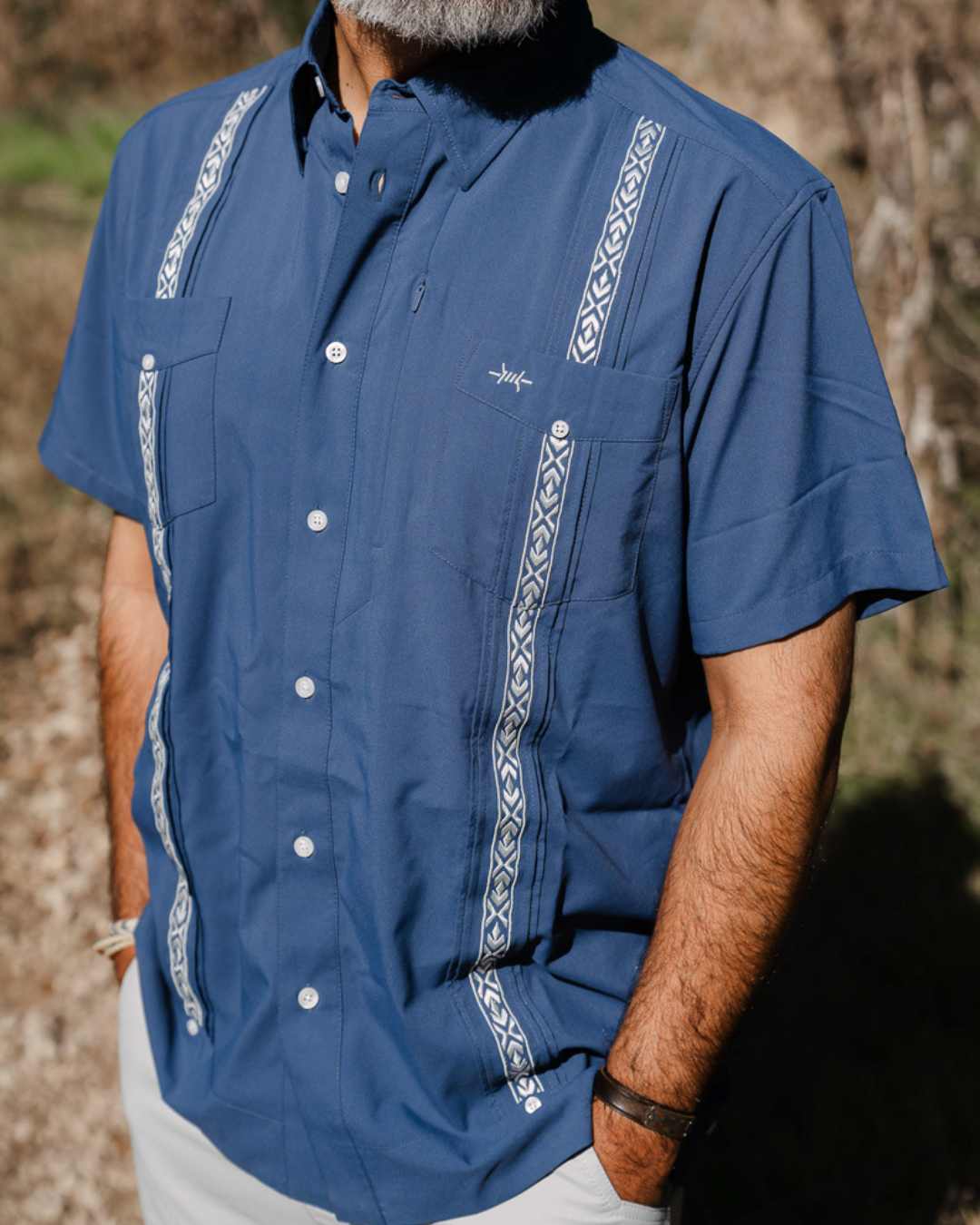 Guayabera Libre - Armada Plata